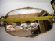 Vintage 24k Plated Over Silver Mirror Tray Mid-Century Modernism photo 6