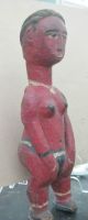 Antique Baule Female Figure Colonial Colon Africa Ivory Coast Sculptures & Statues photo 5