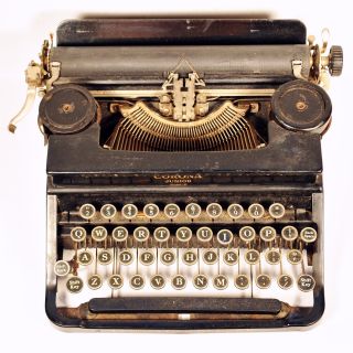 Vintage 1930s : L.  C.  Smith & Corona Junior : Model S Typewriter : Analog Device photo