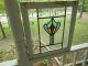 A289 Older & Pretty Multi - Color English Leaded Stained Glass Window 3 Available 1900-1940 photo 3