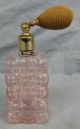Two Antique Glass Perfume Bottles With Atomizers Perfume Bottles photo 1