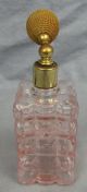 Two Antique Glass Perfume Bottles With Atomizers Perfume Bottles photo 3
