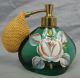 Two Antique Glass Perfume Bottles With Atomizers Perfume Bottles photo 6