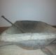 Primitive Hand Hewn Wooden Trench Dough Bowl+primitive Spatula Primitives photo 5