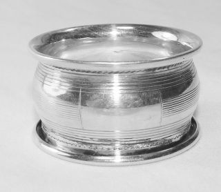 Vintage International Sterling Silver Napkin Ring,  No Monogram American Made photo