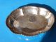Vtg Antique Hk 800 Silver 4x5.  5 Inch Candy Dish Tray Bowl Beaded Rim 62 Grams Silver Alloys (.800-.899) photo 2