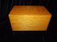 Vintage Globe Wernicke File Recipe Box Peerless Tray 7410 C Wooden Dovetail Boxes photo 2
