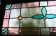 Leaded Stained Glass Window - Victorian Green Tulip 1940-Now photo 2