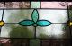 Leaded Stained Glass Window - Victorian Green Tulip 1940-Now photo 4