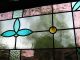 Leaded Stained Glass Window - Victorian Green Tulip 1940-Now photo 7
