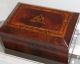 Unusual Antique Marquetry Inlaid Box Nr Boxes photo 2