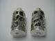 2 Vintage Sterling Silver & Glass Perfume Bottles Taxco Mexico Ca1950s Mexico photo 3