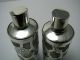 2 Vintage Sterling Silver & Glass Perfume Bottles Taxco Mexico Ca1950s Mexico photo 5