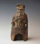 Antique Chinese Carved Wood Temple Statue Qing Dynasty 1700 ' S Wooden Figure Men, Women & Children photo 2