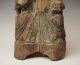 Antique Chinese Carved Wood Temple Statue Qing Dynasty 1700 ' S Wooden Figure Men, Women & Children photo 7