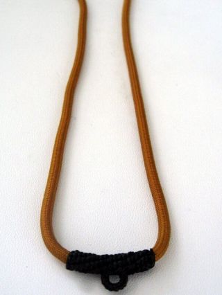 Unique Thai Craft Amulet Yellow Candle Knitting Handmade Necklace 1 Hook photo