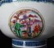 Large Antique 18c Chinese Export Porcelain Bowl With Scenes Of Figures Bowls photo 3