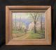 Oil Painting Dale Bessire 1892 - 1974 Spring Roadside Listed Artist Arts & Crafts Movement photo 9