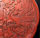 Great Antique Chinese Carved Wood And Lacquer Tray With Birds + Flowers Bowls photo 3