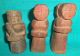 Antique Old Rare African Wooden Hand Carved 3 Piece Tribal Boy Doll Figure India photo 3