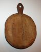 Antique Country Primitive Carved Wooden Breadboard,  Cheese Board 19th Century Primitives photo 9