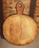 Antique Country Primitive Carved Wooden Breadboard,  Cheese Board 19th Century Primitives photo 1