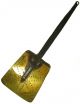 Large 18th C.  Hearth Tool.  Hand Forged Brass & Iron Pierced Spatula Best Primitives photo 2