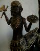 Horse Man Adivasi Brass Molten Metal Lost Wax Dhokra Vintage Brass Metal Art Metalware photo 3