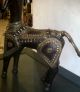 Horse Man Adivasi Brass Molten Metal Lost Wax Dhokra Vintage Brass Metal Art Metalware photo 4
