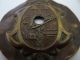 Antique Metal Brass Pharmaceutical Medical Cabinet Escutcheon Hardware Wilton? Escutcheons & Key Hole Covers photo 2
