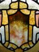 Antique Grape Stained Glass Transom Window 1900-1940 photo 3