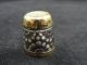 Ac Russian Thimble Hallmarked Neillio? 875 Sterling Silver In Box Thimbles photo 4