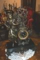 Stylish Antique French Statue Clock - Stamped Movement Clocks photo 11
