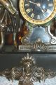 Stylish Antique French Statue Clock - Stamped Movement Clocks photo 2