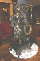 Stylish Antique French Statue Clock - Stamped Movement Clocks photo 7
