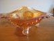 Fenton Horse Medallion Marigold Carnival Glass Jack In The Pulpit Bowl.  C.  1911 Bowls photo 5