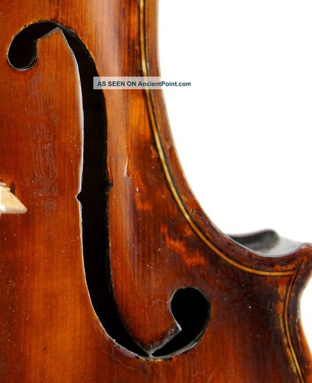 Very Good Antique American Massachusetts Violin - String photo