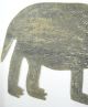 Antique Bronze Animal Cutout Engraved, Primitives photo 2