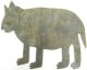 Antique Bronze Animal Cutout Engraved, Primitives photo 3