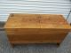 Antique Sugar/grain Chest/bin Sawbuck Legs Sq Nails Pine/chestnut Wide Boards Primitives photo 8