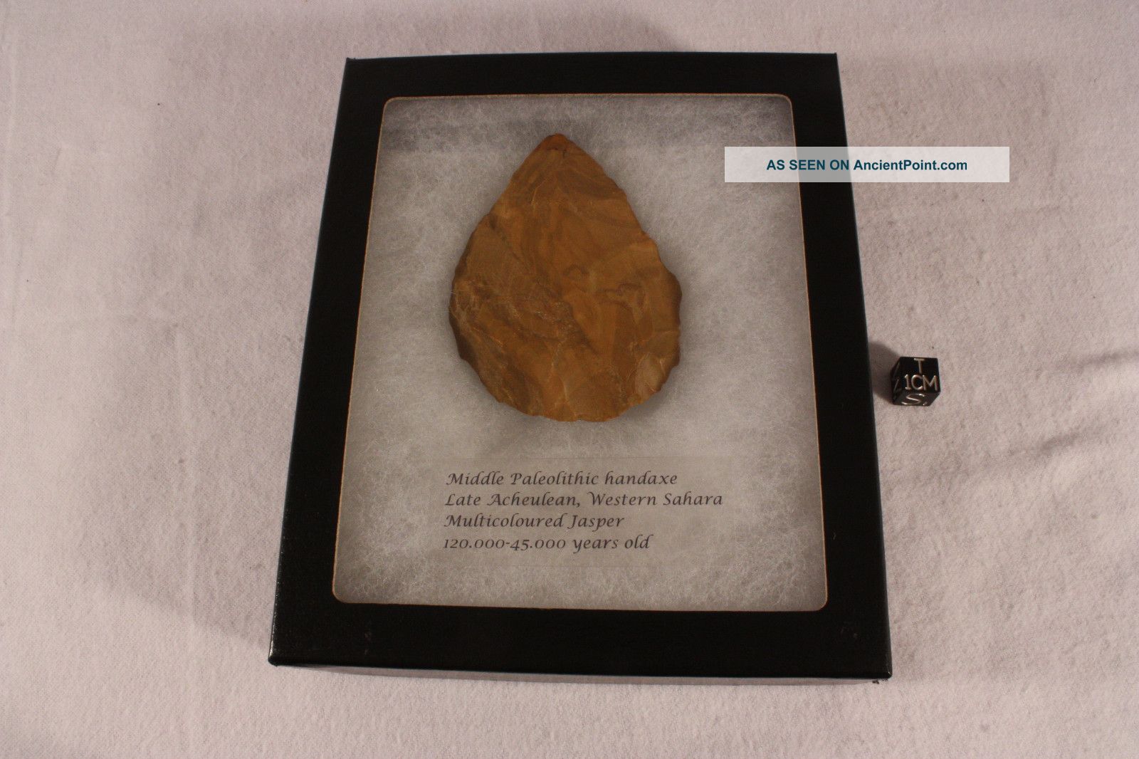 Middle Paleolithic Jasper Hand Axe - Sahara Neolithic & Paleolithic photo