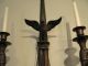 Supperb Pair Of French Napoleonic Bronze Sconces With Eagles Dated To 1800 - 1820 Metalware photo 6