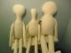 Primitive Unstained Muslin Cloth Rag Doll Of 3 Forms - Bodies - Primitives photo 2