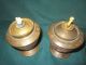 Pair Of Antique Porcelain Opium Lamps Oil Lovely Hand Made Other photo 9
