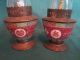 Pair Of Antique Porcelain Opium Lamps Oil Lovely Hand Made Other photo 7