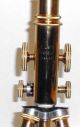 Cased Brass Microscope E.  Leitz Wetzlar No.  94363 C1909 Lens Accessories Exc Other photo 5
