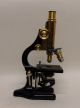 Cased Brass Microscope E.  Leitz Wetzlar No.  94363 C1909 Lens Accessories Exc Other photo 7