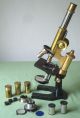 Really Good Complete Cased Leitz Microscope Outfit Circa 1900 - 10,  3 Leitz Lenses Other photo 4