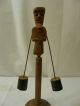 Fantastic Antique American Primitive Folk Art Carved Wood Balance Toy Whimsy Primitives photo 2