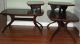 2 Vtg Mid - Century Danish Modern End Side Table Eames 60s Retro Tiered Bent Wood Post-1950 photo 1